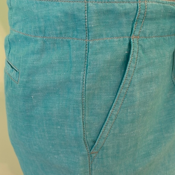 LOFT LINEN/COTTON BLEND SHORTS - Picture 4 of 9